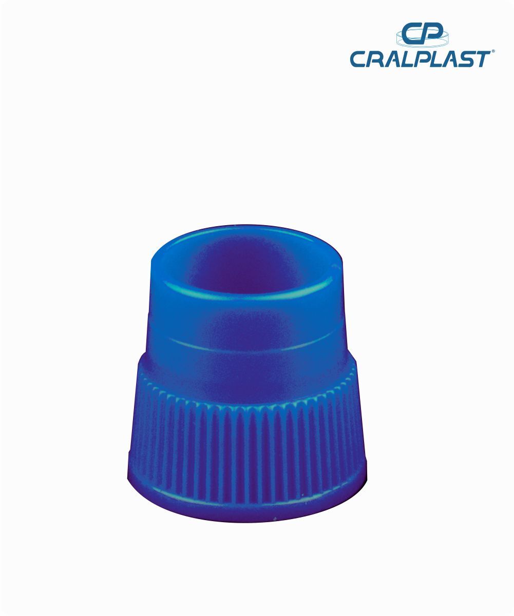 Tampa  para tubo cônico PP 18010 azul